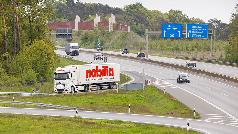 Karl-Heinz and Werner drive all over Europe for Nobilia.