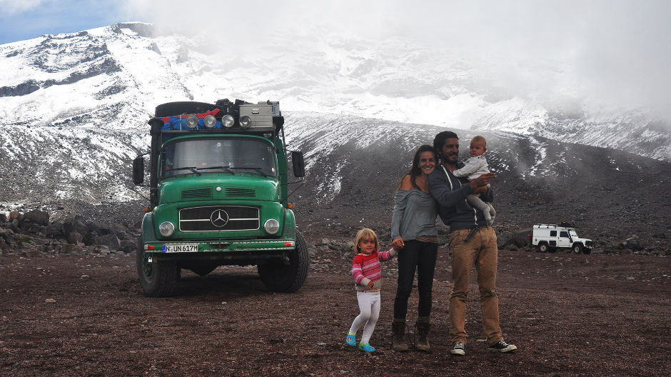 Two years and almost 100,000 kilometres: the Schmitts will never forget this journey in their green classic truck.